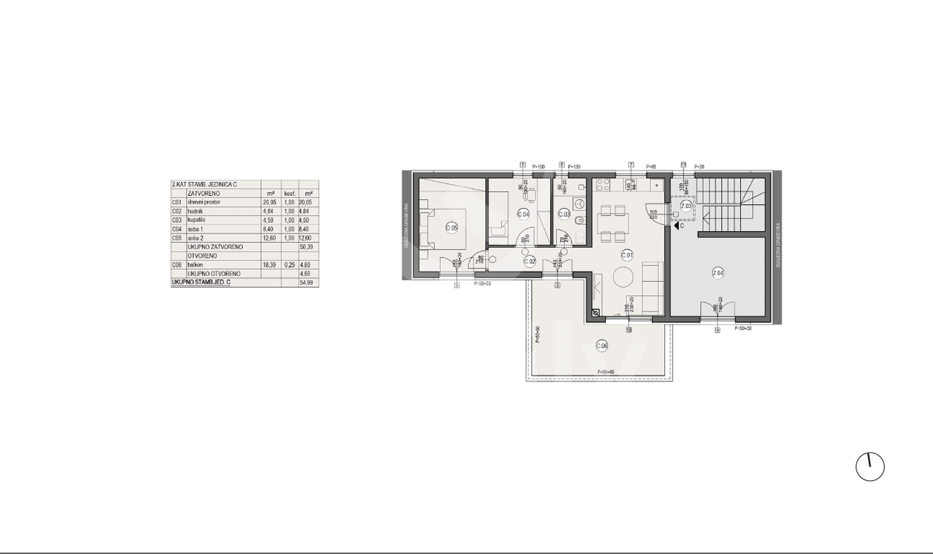 ATRAKTIVAN TROSOBAN STAN U PULI NA MIRNOJ LOKACIJI - BLIZINA SVIH SADRŽAJA